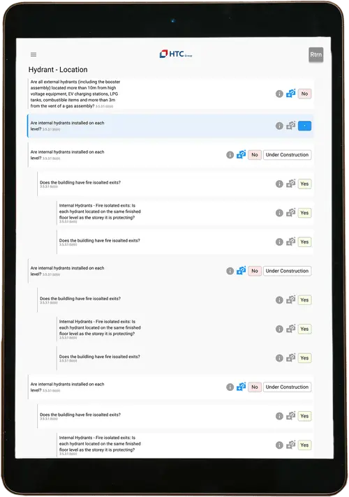 Tablet app after